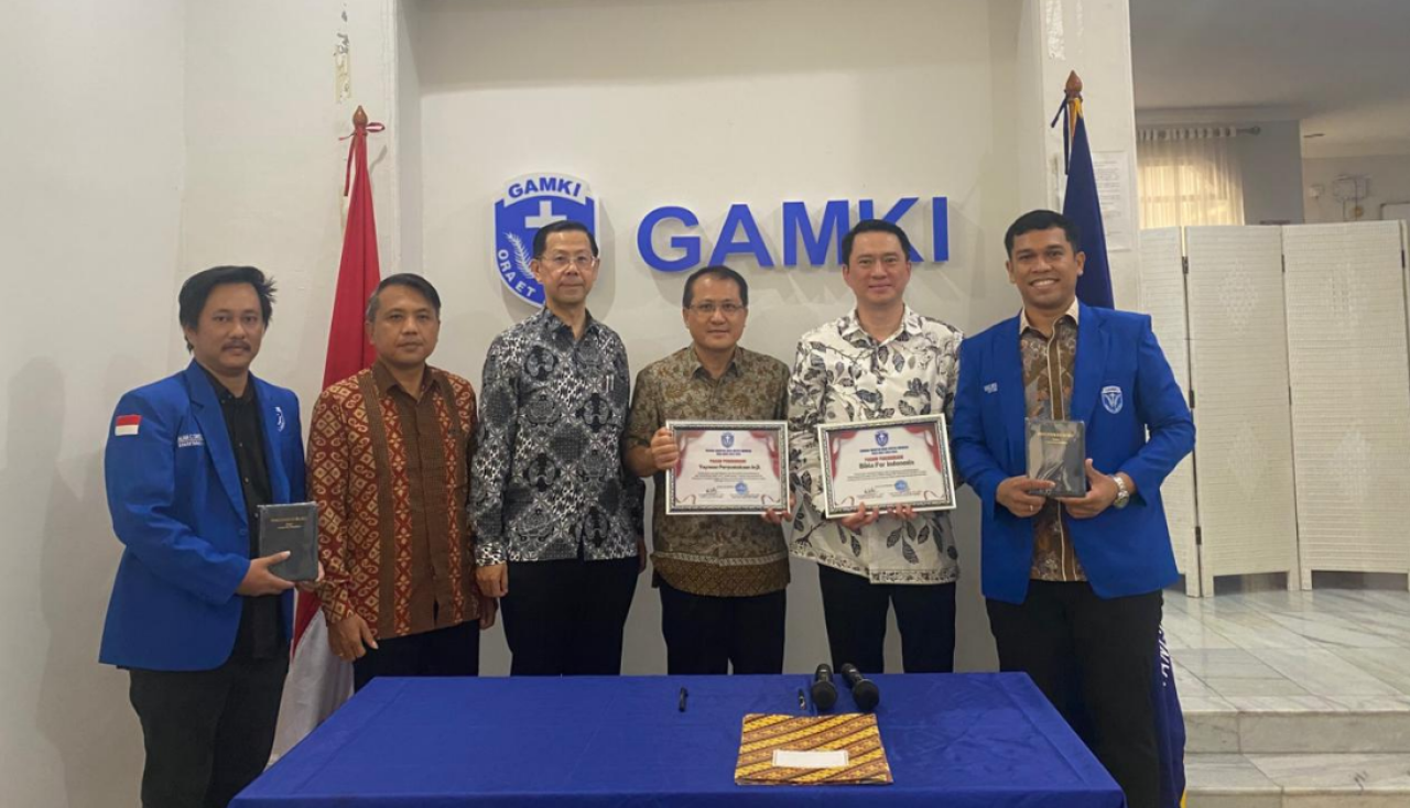 Penandatanganan MoU GAMKI dan Bible for Indonesia, 24 Oktober 2025