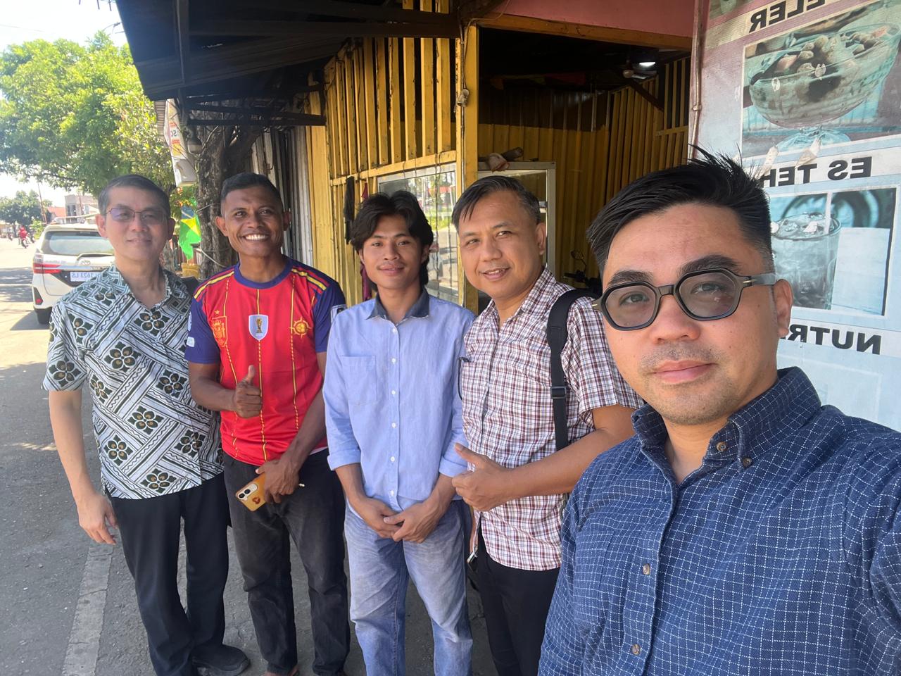 Pertemuan tim BFI dengan pengurus GAMKI di Pulau Morotai