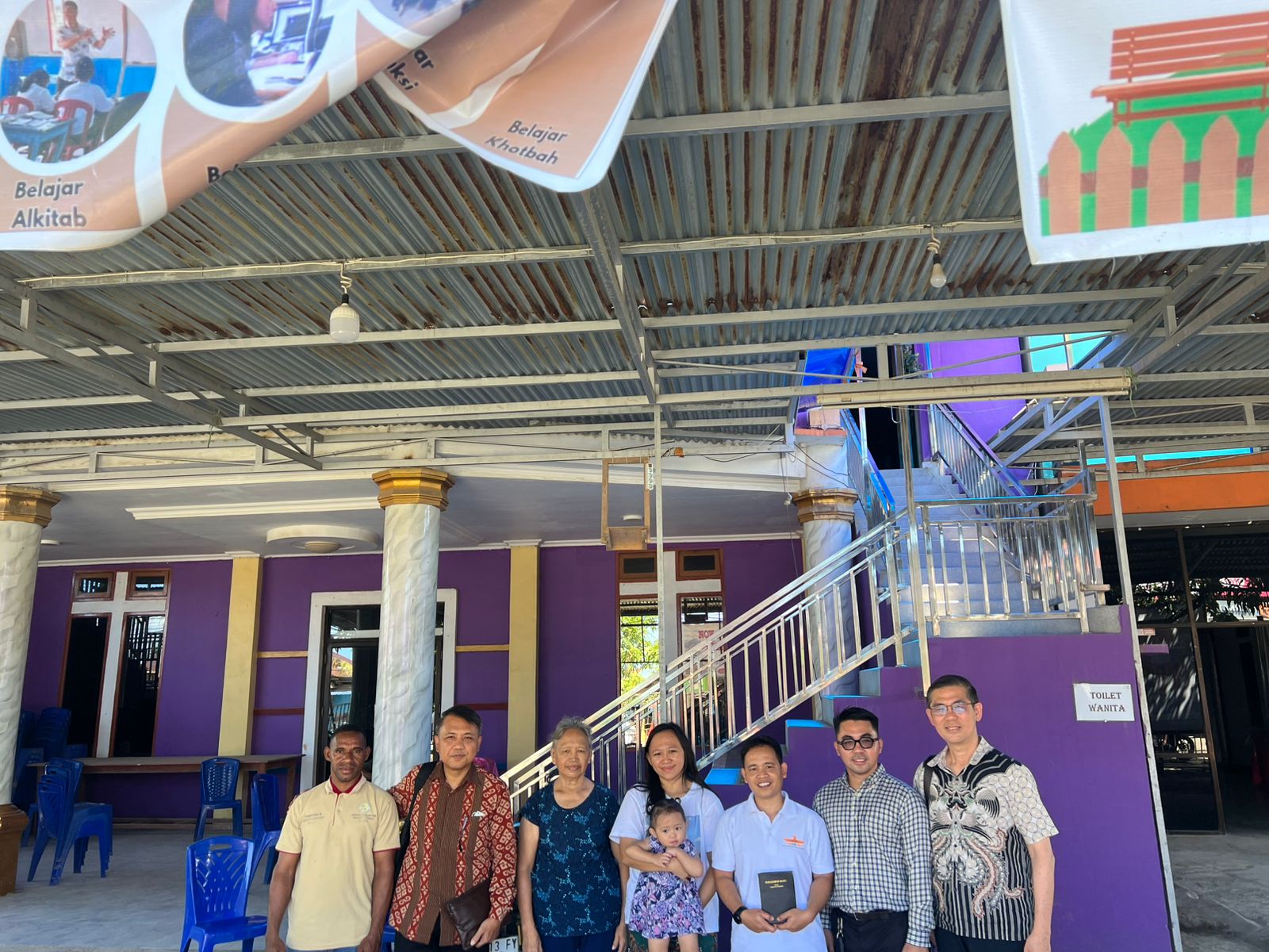 Pertemuan tim BFI dengan GPDI Eklesia dan STAK Weda